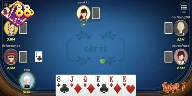 Luật chơi bài catte online là gì